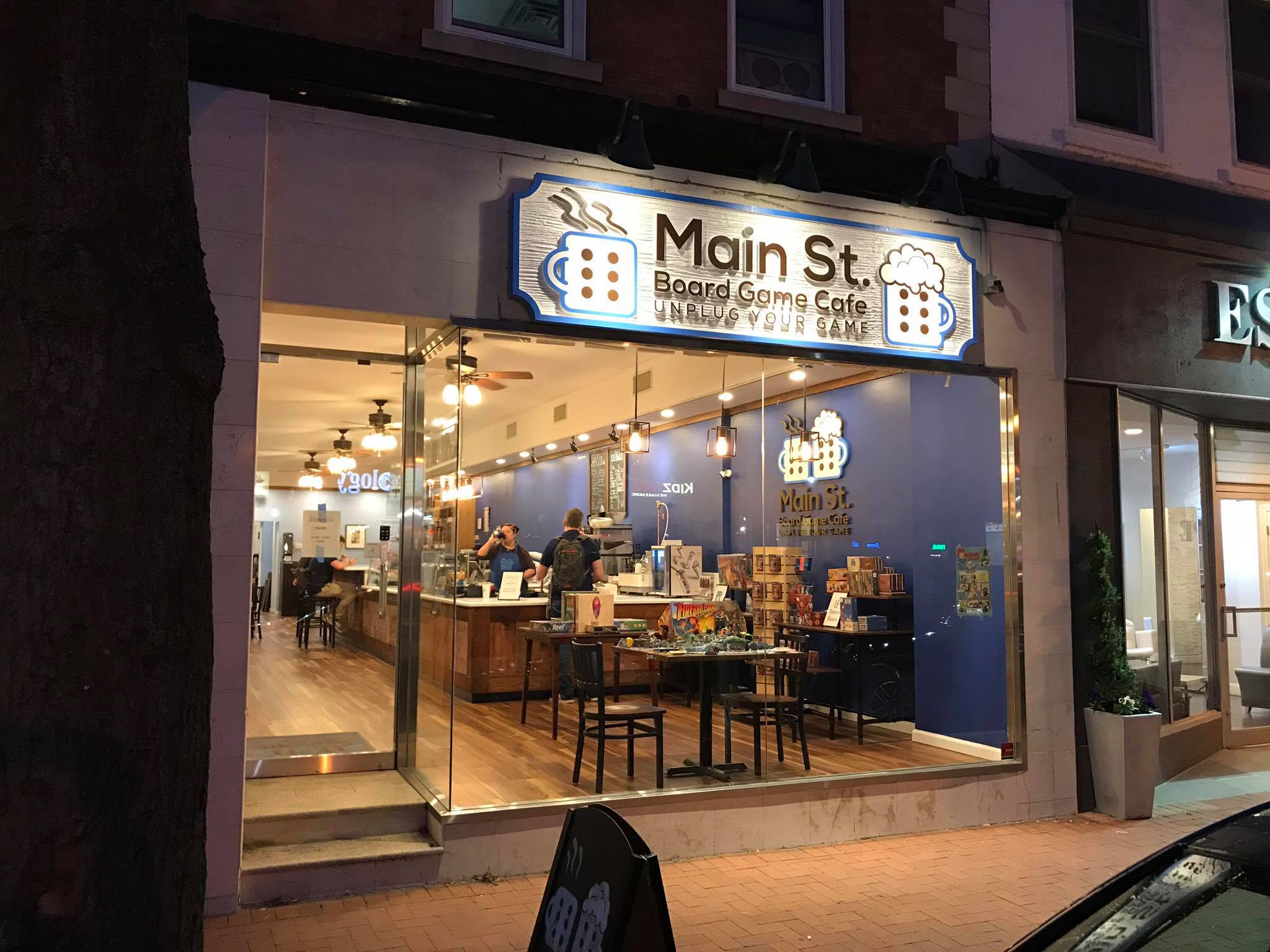 Main Street Board Game Cafe board game cafe